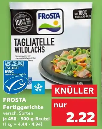 Kaufland Frosta Fertiggerichte 450 - 500 g Beutel Angebot