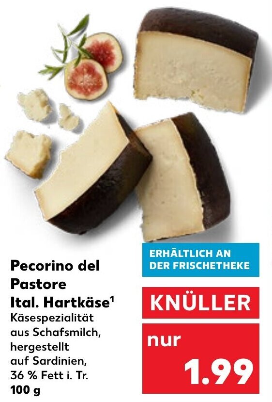 Pecorino del Pastore Ital. Hartkäse 100 g Angebot bei Kaufland