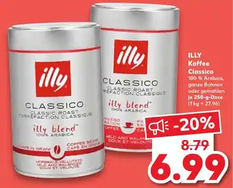 Kaufland Illy Kaffee Classico 250 g Dose Angebot