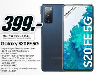 MediaMarkt Galaxy S20 FE 5G Angebot