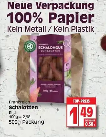 EDEKA Wucherpfennig Schalotten 500g Angebot