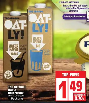 EDEKA Wucherpfennig The Original Oatly Haferdrink 1L Angebot