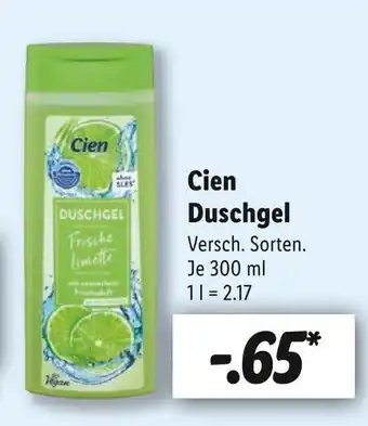 Lidl Cien duschgel Angebot