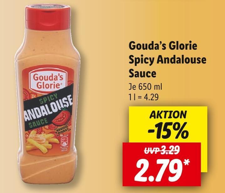 Gouda’s glorie spicy andalouse sauce Angebot bei Lidl