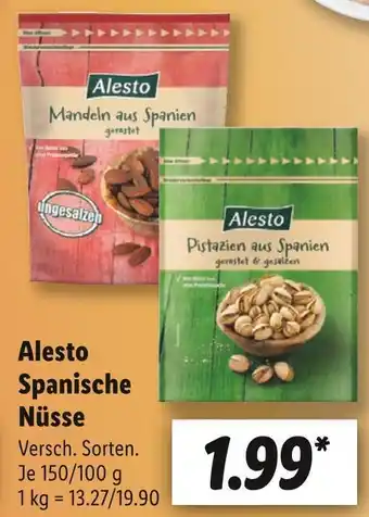 Lidl Alesto spanische nüsse Angebot