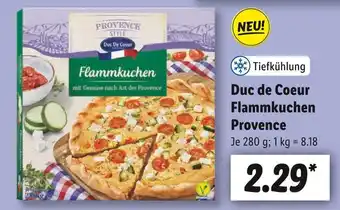 Lidl Duc de coeur flammkuchen provence Angebot