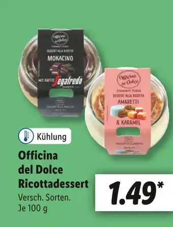 Lidl Officina del dolce ricottadessert Angebot