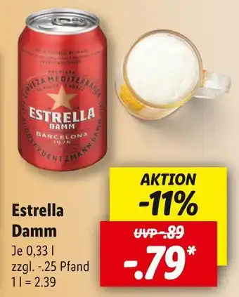 Lidl Estrella damm Angebot