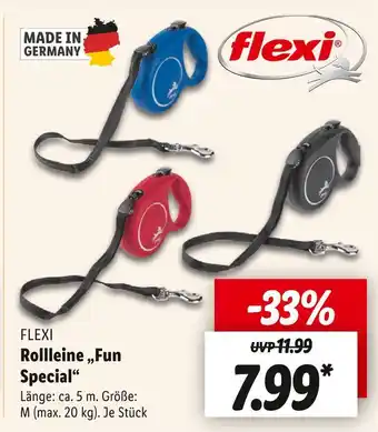 Lidl Flexi rollleine „fun special“ Angebot