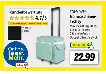 Lidl Topmove nähmaschinen-trolley Angebot