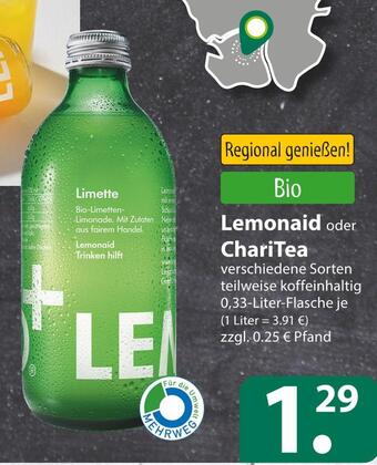 Famila Nord Ost Lemonaid oder charitea Angebot