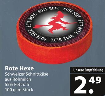 Famila Nord Ost Rote hexe schweizer schnittkäse Angebot