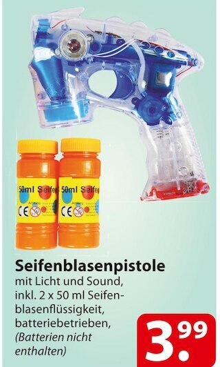 Famila Nord Ost Seifenblasenpistole Angebot