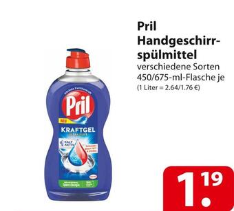 Famila Nord Ost Pril handgeschirrspülmittel Angebot