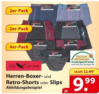 Famila Nord Ost Ole larson herren-boxer-retro-shorts oder slips Angebot