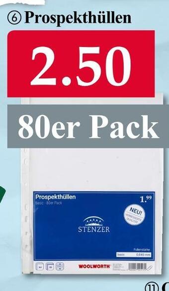 Woolworth Prospekthüllen Angebot