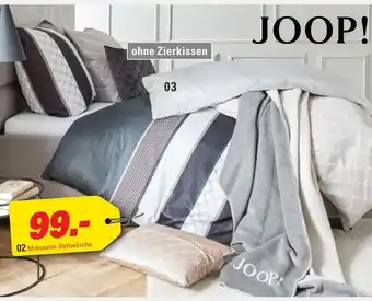 Höffner Joop! makosatin-bettwäsche „cornflower stripe“ oder „joop! cornflower gradiant“ Angebot