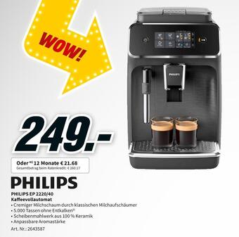 MediaMarkt Philips kaffeevollautomat Angebot
