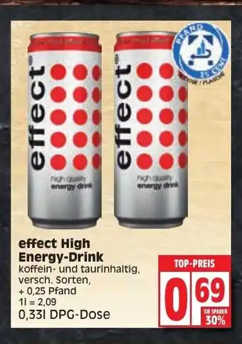 EDEKA Wucherpfennig Effect High Energy Drink 0,33L Angebot