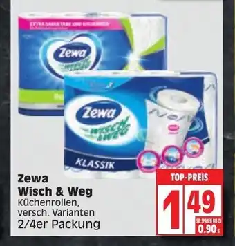 EDEKA Wucherpfennig Zewa Wisch & Weg Küchenrollen Angebot