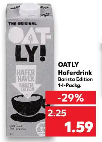 Kaufland Oatly Haferdrink 1 L Packg. Angebot