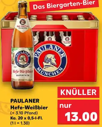 Kaufland Paulaner Hefe-Weißbier Ka. 20x0,5 L Fl. Angebot