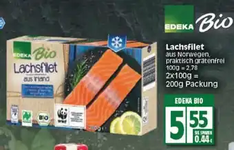 Edeka Edeka Bio Lachsfilet 200g Angebot