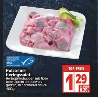 Edeka Holsteiner Heringssalat 100g Angebot