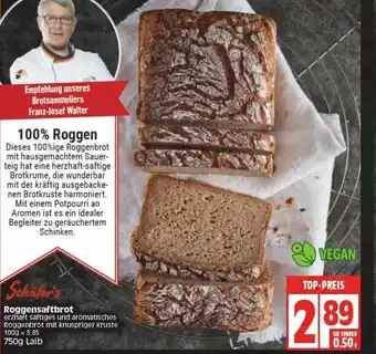 Edeka Schäfer's Roggensaftbrot 750g Angebot