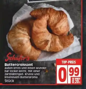 Edeka Schäfer's Buttercroissant Angebot