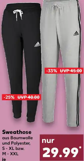 Kaufland adidas Sweathose Angebot