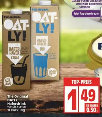 Edeka The Original Oatly Haferdrink 1L Angebot