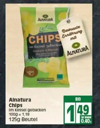 Edeka Alnatura Chips 125g Beutel Angebot