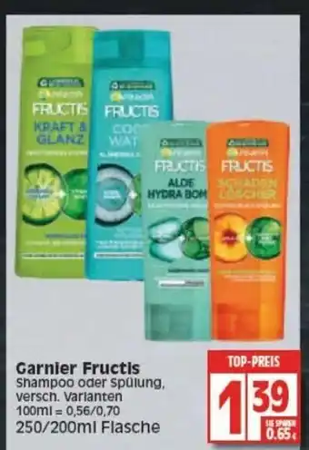 Edeka Garnier Fructis 250/200ml Angebot