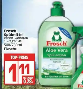 Edeka Frosch Spülmittel 500/750ml Angebot