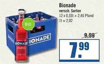 Zisch Bionade 12x0,33L Angebot