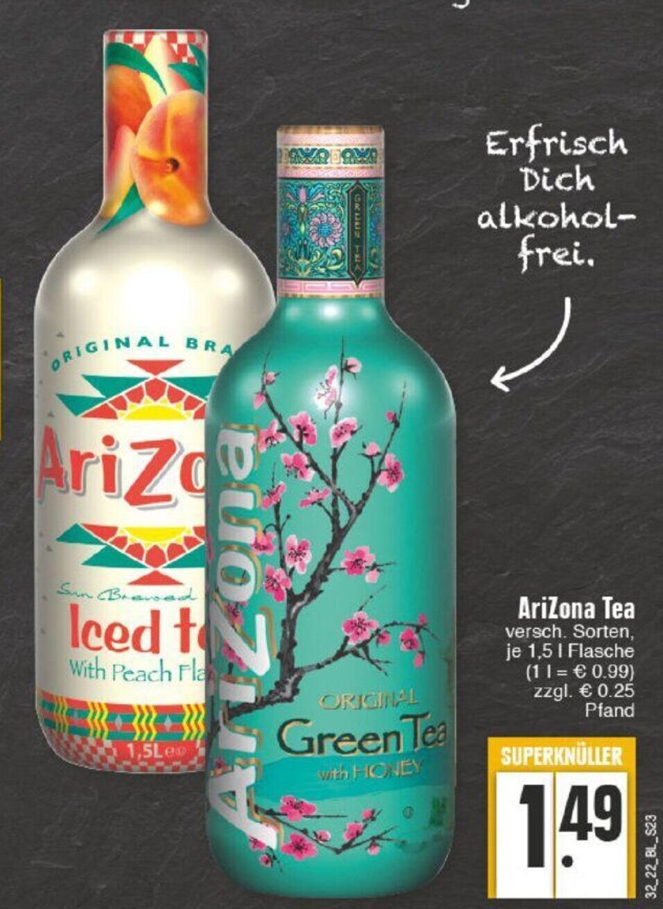 AriZona Tea 1,5L Angebot bei Edeka