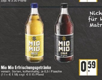 Edeka Mio Mio Erfrischungsgetranke 500 ml Angebot