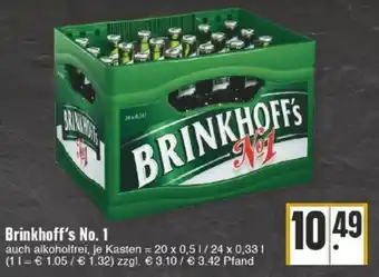 Edeka Brinkhoff's No. 1 20*500/24*330ml Angebot