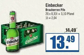 Zisch Einbecker Brauherren Pils 20x0,33L Angebot