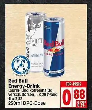 Elli Markt Red bull energy drink Angebot