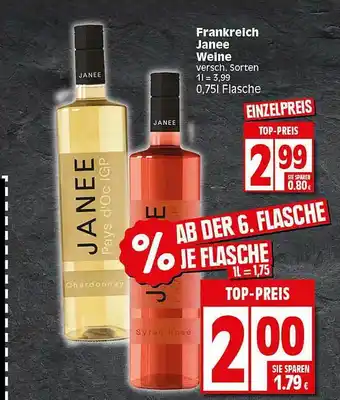 Elli Markt Frankreich janee weine Angebot