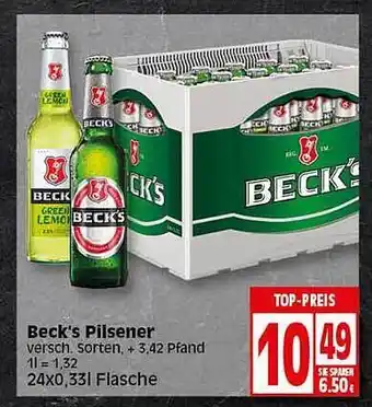 Elli Markt Beck's pilsener Angebot