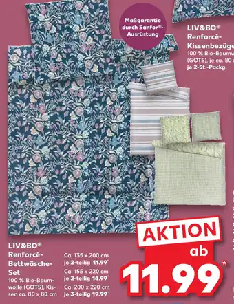 Kaufland Liv&Bo Renforcé Bettwäsche Set Angebot