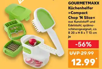 Kaufland Gourmetmaxx Küchenhelfer Compact Chop 'N Slice" Angebot