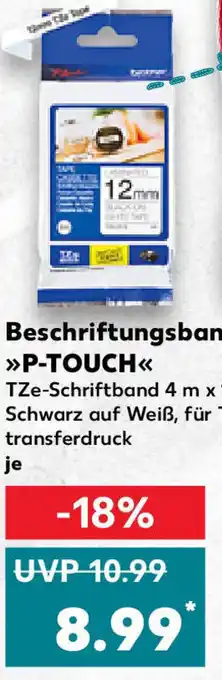 Kaufland Beschriftungsband ,,P-Touch" Angebot