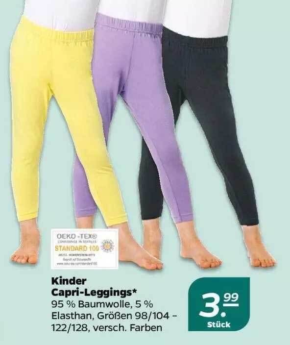 Kinder caprileggings* Angebot bei NETTO