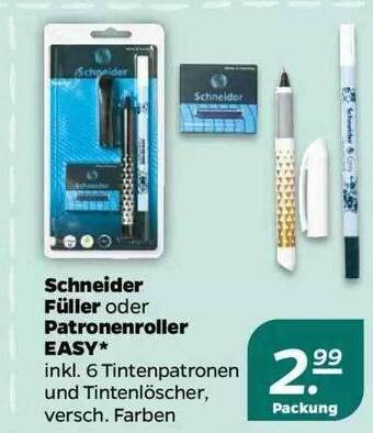 NETTO Schneider füller oder patronenroller easy* Angebot