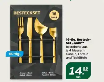 NETTO 16-tlg besteck set „gold“ Angebot