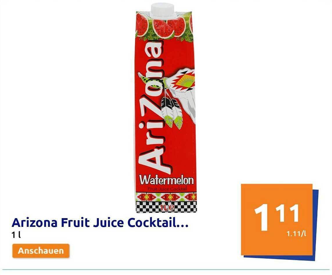 Arizona fruit juice cocktail Angebot bei Action